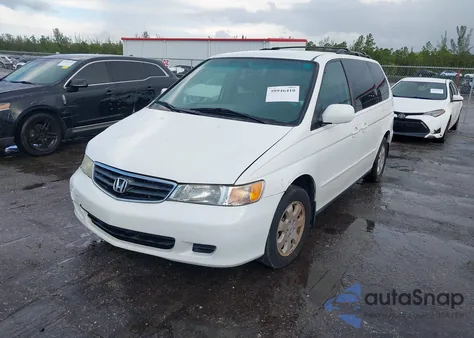 2004 Honda Odyssey Ex-L from USA, damaged, VIN 5FNRL18954B099672